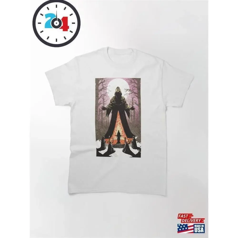 Ritual Mystical Symbol Minimal Dark Aesthetic Unisex Classic T-Shirt